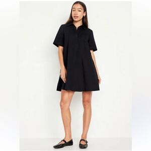 Old Navy Black Shirt Dress